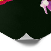 Poster Trio Fleur Faisy Cosmos Flottante (Coin)