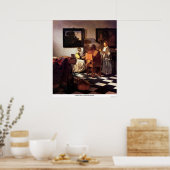 Poster Trio musical de Johannes Vermeer (Cuisine)