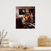 Poster Trio musical de Johannes Vermeer (Cuisine)