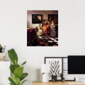 Poster Trio musical de Johannes Vermeer (Bureau à domicile)