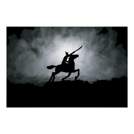 Poster Triomphe au Crépuscule : Chevalier dans le Brouill (Devant)