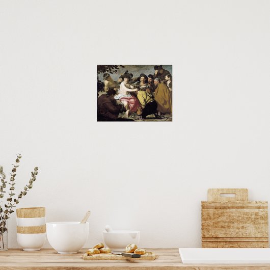 Poster Triomphe de Bacchus, 1628 (Cuisine)