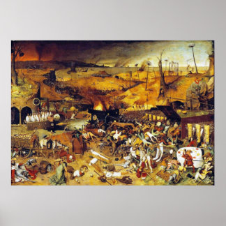 Poster Triomphe de la mort (par Pieter Bruegel)