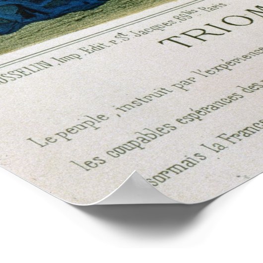 Poster Triomphe de la République, 1875 (Coin)