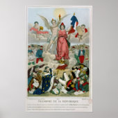 Poster Triomphe de la République, 1875 (Devant)