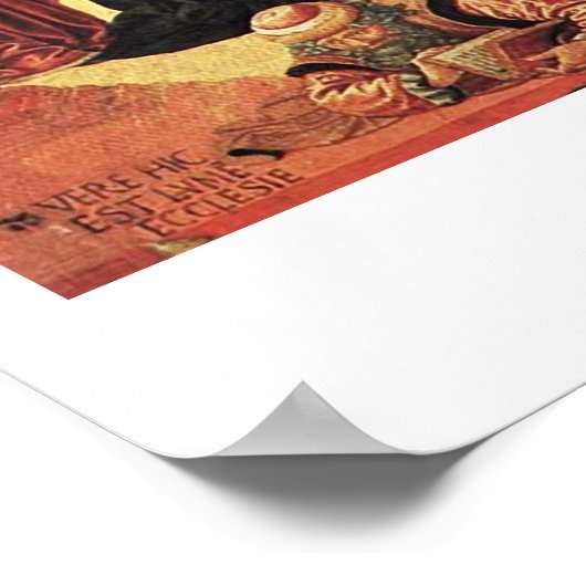 Poster Triomphe De Saint Thomas D'Aquin Par Benozzo Gozzo (Coin)