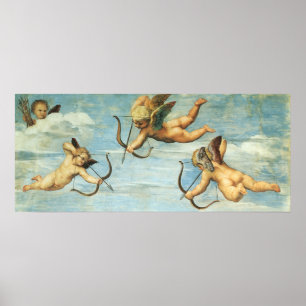 Poster Triomphe des Angels de Galatea par Raphael Sanzio
