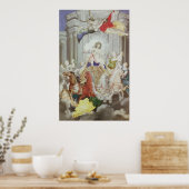 Poster Triomphe du roi Louis XIV de France (Cuisine)