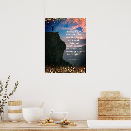 Poster Triomphe en Christ (Cuisine)