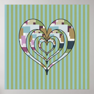 POSTER TRIPLE CARRÉ