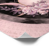 Poster Triple Moon - Déesse Triple - Doux Floral (Coin)