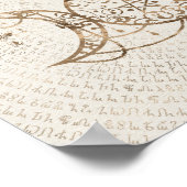 Poster Triple Moon - Triple Goddess Pastel Gold (Coin)