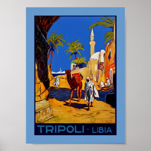 Poster Tripoli - Libia (Libye)