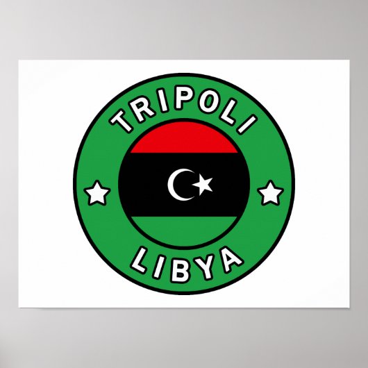 Poster Tripoli Libye (Devant)
