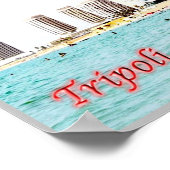 Poster Tripoli - Tours - Lybie - (Coin)
