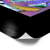 Poster Trippy Abstract photo collage (Coin)