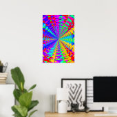Poster Trippy: Abstract Psychedelic (Thuiskantoor)