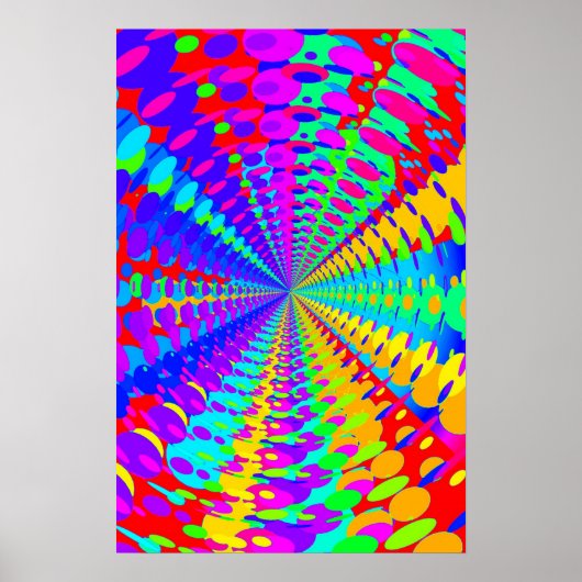 Poster Trippy: Abstract Psychedelic (Voorkant)