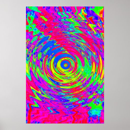 Poster Trippy: Abstract Psychedelic (Voorkant)
