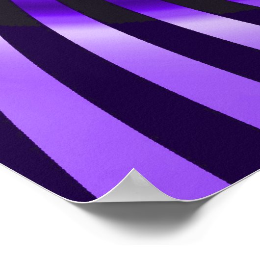 Poster Trippy : Abstrait violet (Coin)