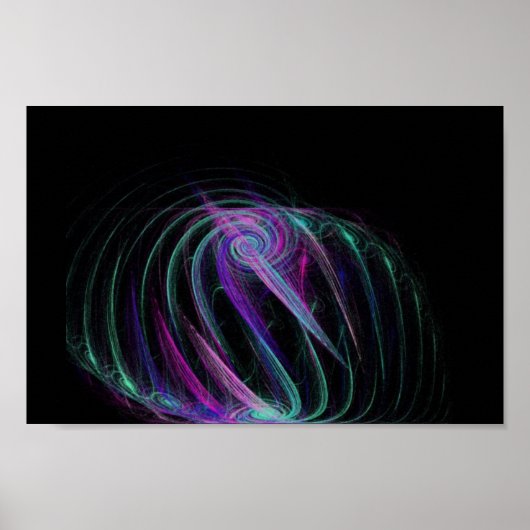 Poster Trippy amour fractal (Devant)