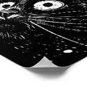 Poster Trippy Cat Pastel Goth Gothic Grunge Alt Punk Weir (Coin)