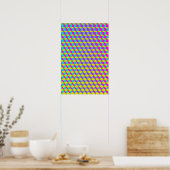 Poster Trippy : CMJN Abstrait (Cuisine)