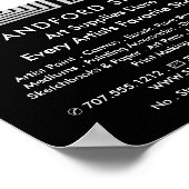 Poster Trippy Maze Carrés, Boutique de fournitures d'art (Coin)