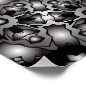 Poster Trippy : Oeuvre Psychedélique Kaleidoscope (Coin)