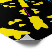 Poster Trippy : Oeuvre Psychedélique Kaleidoscope (Coin)