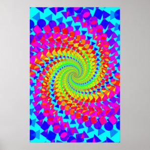 Poster Trippy Poster: Abstract Psychedelic