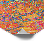 Poster Trippy: Psychedelic Radiaal Artwork (Hoek)