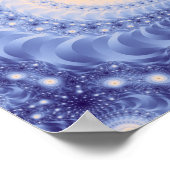 Poster Trippy Psychedelic Starstorm Fine Fractal (Coin)