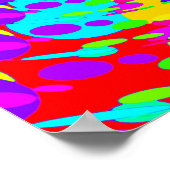 Poster Trippy : Psychédélique Abstraite (Coin)