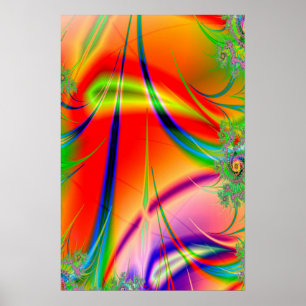 Poster Trippy : Psychédélique Abstraite