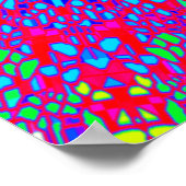 Poster Trippy : Psychédélique Abstraite (Coin)