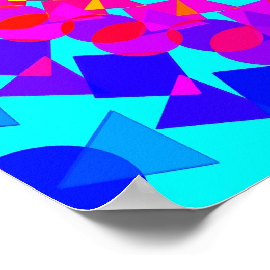 Poster Trippy : Psychédélique Abstraite (Coin)