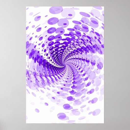 Poster Trippy : Vierge Abstraite (Devant)