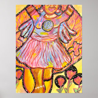 Poster  Trippy Whimsical  Surreal  Poster| Embrace the Li