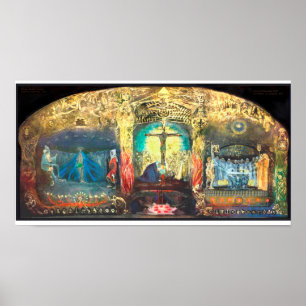 Poster Triptych Grail par Anna May - Rudolf Steiner