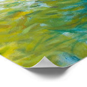 Poster Triptych Partie 3, 16x24, peinture Abstraite Impri (Coin)