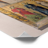 Poster Triptyque avec des scènes de la vie de (Coin)