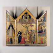 Poster Triptyque avec des scènes de la vie de (Devant)