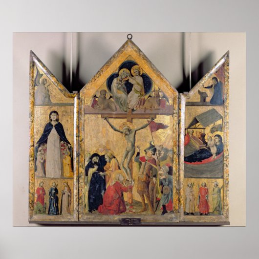 Poster Triptyque avec des scènes de la vie de (Devant)