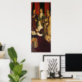 Poster Triptyque de Moïse et de Bush en feu (Bureau à domicile)
