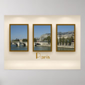 Poster Triptyque de Paris (Devant)