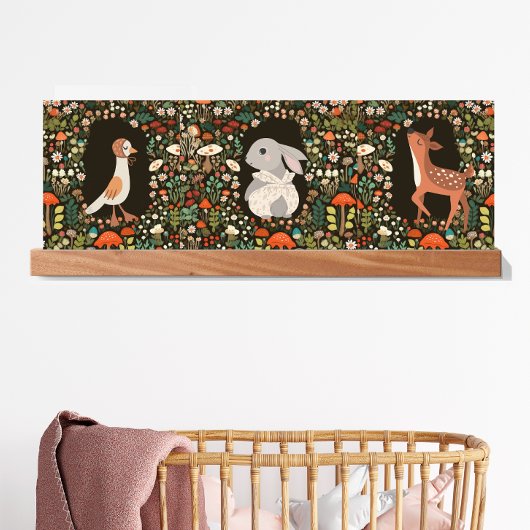 Poster Triptyque Floral Boho de la forêt