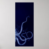 Poster Triptyque Octopus III surdimensionné Imprimer en b (Devant)