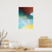 Poster Triptyque Partie 1, 16x24, peinture Abstraite Impr (Cuisine)