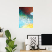 Poster Triptyque Partie 1, 16x24, peinture Abstraite Impr (Bureau à domicile)